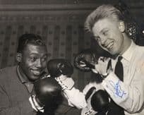 Joe Brown Boxing 10x8 Large Hand Signed London Old Press Photo