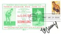 Joe Louis Vs Max Schmeling Boxing Rare Hand Signed First Day Cover