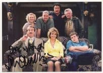 John Challis The Green Green Grass Hand Signed Official Cast Card Photo