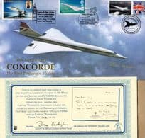 John Cochrane Concorde LTD TO 40 Carried To Bahrain Hand Signed FDC