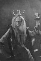 John Gielgud as King Lear Shakespeare Vintage Play Theatre Postcard