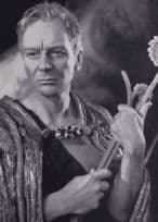 John Gielgud as Prospero Rare Shakespeare Theatre Company Postcard