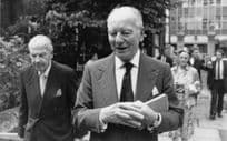 John Gielgud at Michael Redgrave's Funeral 8x5 Press Photo
