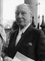 John Gielgud at Tamara Karsavina Russian Ballerina Funeral Press Photo