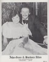 John Greer Barbara Allen Early Career Media Publiclity Photo