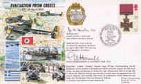 John Hinton Edward Howell Evacuation From Greece WW2 Hand Signed FDC