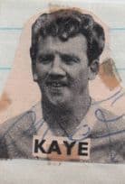 John Kaye WBA Antique Small Hand Signed Picture Autograph