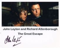 John Leyton The Great Escape Large 10x8 Hand Signed Photo