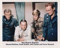 John Leyton With Frank Sinatra 10x8 Hand Signed Photo