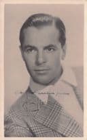 John Loder Actor WW2 POW Military Hero Old Hand Signed Photo