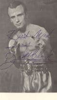 John McClusky Scottish Boxer Boxing Hand Signed Photo