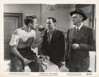 John McIntire Cowboy Actor in Scene Of The Crime 10x8 Hand Signed Photo