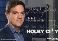 John Michie as Guy Hand Signed BBC Holby City Cast Card Photo