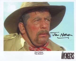 John Nettleton as Prof Palmer The Avengers 10x8 Hand Signed Photo
