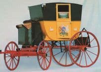 John Palmer Royal Mail Coach Scale Model Postcard
