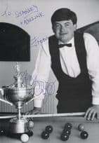 John Parrott Snooker Champion Large Hand Signed Photo
