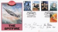 John Pattison & Michael Shand POW 92 & 54 Squadron Spitfire WW2 Hand Signed FDC