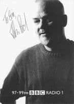 John Peel OBE Punk New Wave DJ Radio 1 Dedicated Hand Signed Photo