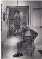 John Philips Giorgio De Chirco Painter Artist Home Portrait 1961 Award Postcard