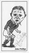 John Phillips Portsmouth Football Club FC Hand Signed Art Picture
