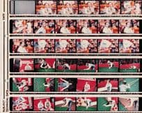 John Virgo & More Snooker 1980s Players Press Photo Sheet