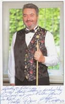 John Virgo Snooker Waistcoat Hand Signed Photo & Amazing Message
