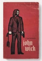 John Wick Keanu Reeves Chad Stahelski Film As Rare Old Book Cover Postcard