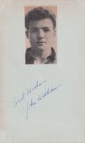 John Williams Footballer Old Hand Signed Picture Card Autograph