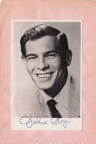 Johnnie Ray Singer Antique Hand Signed Photo