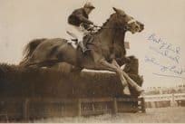 Johnny East Horse Racing Jockey Whitbread Gold Cup Hand Signed Photo