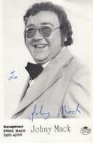 Johnny Mack Ernie Agency Hand Signed Photo Cast Card