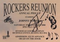 Johnny Powers Rockabilly Music Singer Hand Signed Autograph Ticket