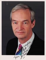 Jon Snow ITN Newsreader Large 8x6 Hand Signed Photo