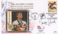 Jonathan Edwards Triple Jump Athletics Rare Hand Signed 1996 FDC