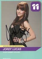 Jordy Lucas as Summer Hoyland Neighbours Hand Signed Cast Card Photo