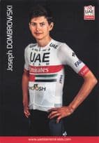 Joseph Dombrowski Cycling Cyclist Sports UEA EmiratesT eam Postcard