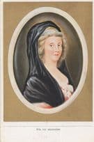 Josepha Hortensia Fuger Of Heinrich German Painting Cigarette Card