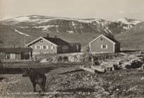Jotunheimen Glitterheim Turiststatjon Norway RPC Postcard
