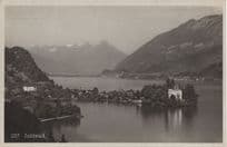 Jseltwald River Switzerland Vintage Real Photo Postcard