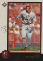 Juan Gonzalez Texas Rangers Printed Signed Rare Baseball Trading Card