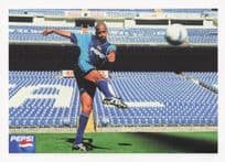 Juan Veron Argentina Pepsi T-Shirt Rare Football Legend Postcard
