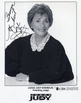 Judge Judy Sheindlin CBS Television Large 10x8 Hand Signed Photo