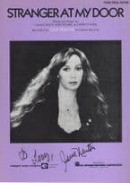 Juice Newton Stranger At My Door Hand Signed XL USA Sheet Music