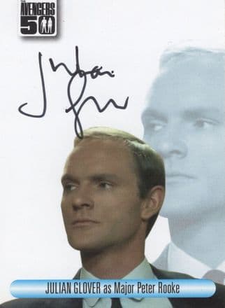 Julian Glover The Avengers 50 Autograph Rare Signed Photo Card