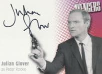 Julian Glover The Avengers Autograph Hand Signed Photo Card
