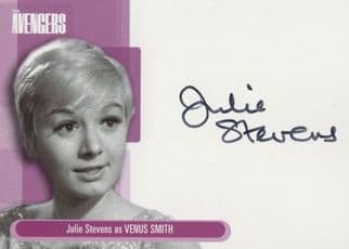 Julie Stevens The Avengers Hand Signed Autograph Photo Card