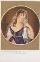 Juliette Recamier Paris Glamour Salon Antique German Cigarette Card