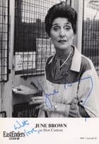 June Brown as Dot Cotton Eastenders Hand Signed Cast Card Photo