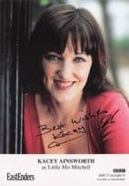 Kacey Ainsworth as Little Mo Mitchell Eastenders Hand Signed Cast Card Photo