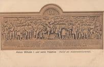 Kaiser WIlhelm Und Seine Palandine Painting Mural Antique Postcard